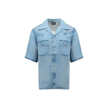 DIESEL Faux pocket Faded Shortsleeved Shirt