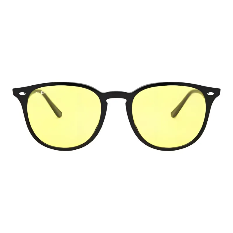 RayBan Plastic Oval Sunglasses Men Multicolor-10