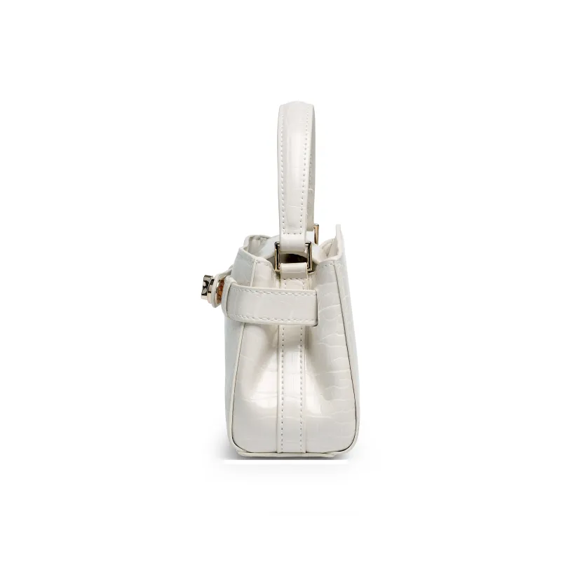 Mulinsen Crocodile Pattern Kelly Bag PU Handbag Trumpets Women's Multicolor-2
