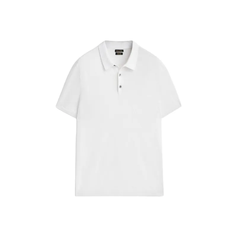 Massimo Dutti Polo Shirt Men's White-0