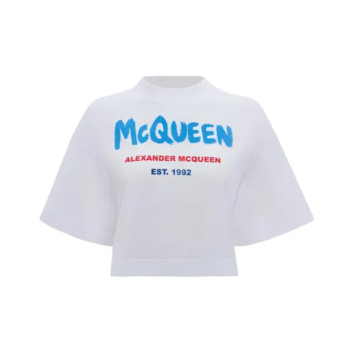 Alexander McQueen Crop Tops Women's White