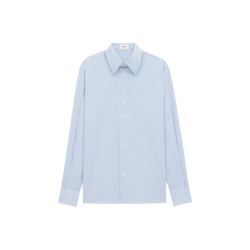 SAINT LAURENT Striped Button Up Shirt-0