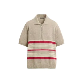 ZARA Polo Shirts Men Sand