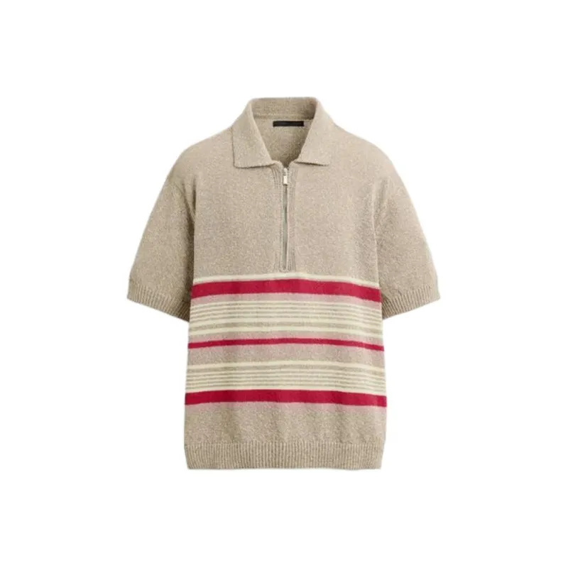 ZARA Polo Shirts Men Sand-0