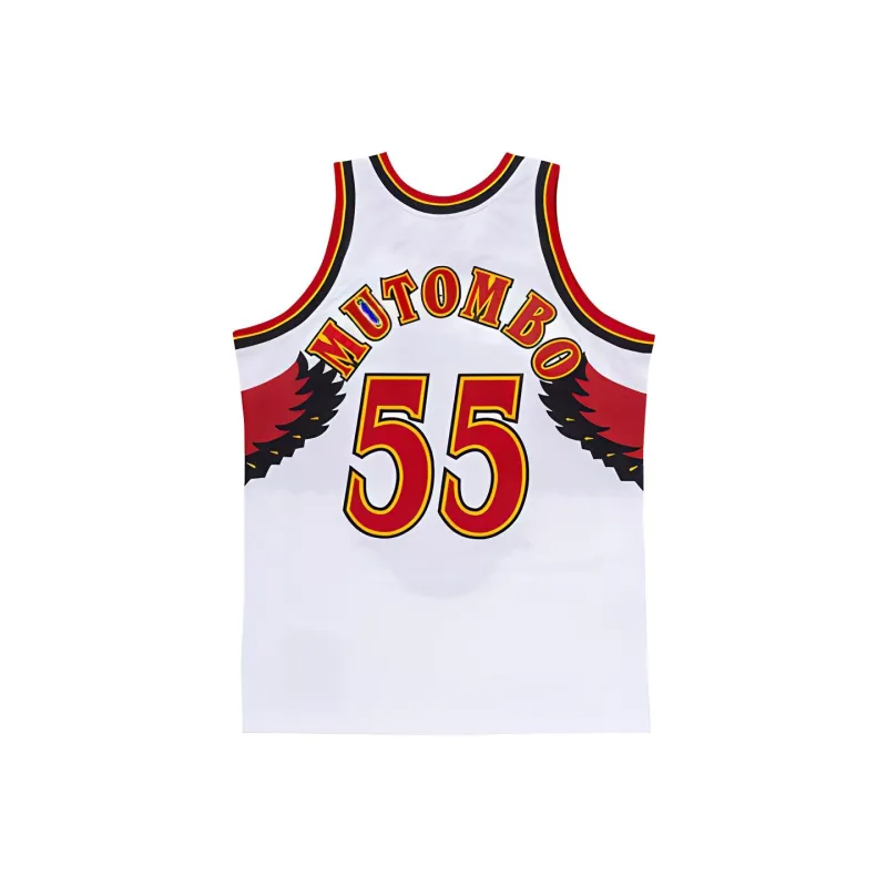Mitchell Ness Basketball Jerseys Men White-1