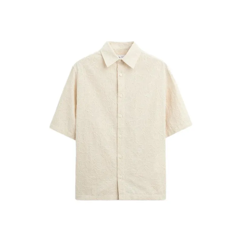 ZARA Shirts Men Beige-0