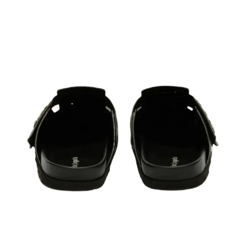 PALM ANGELS Logo Plaque Slippers-3