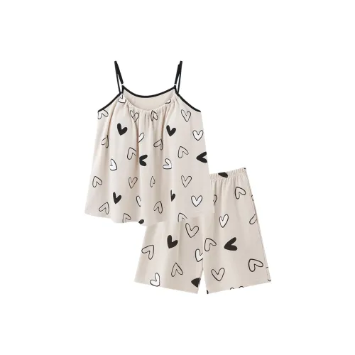YUZHAOLIN Pajama Set Women's Apricot