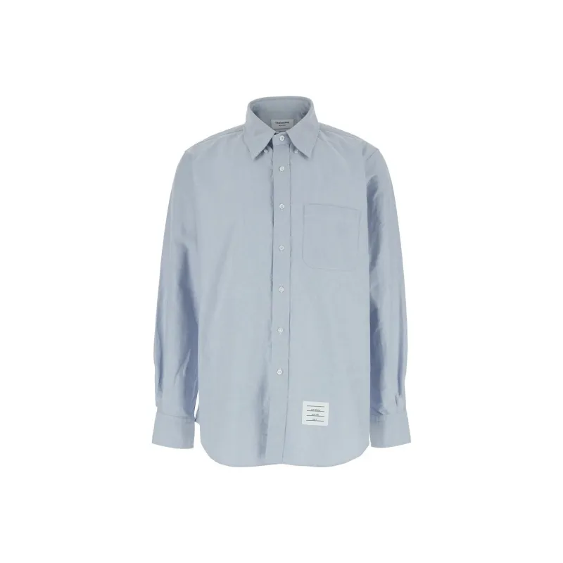 THOM BROWNE Oxford Long Sleeve Shirt-0