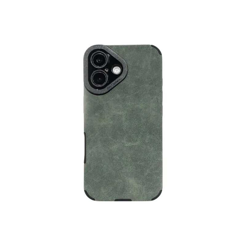 Wei Xin Leather Material Solid Color Suede Phone Cases Compatible With IPhone 16/15 Pro Max/Apple 13/14 Pro/Max-5