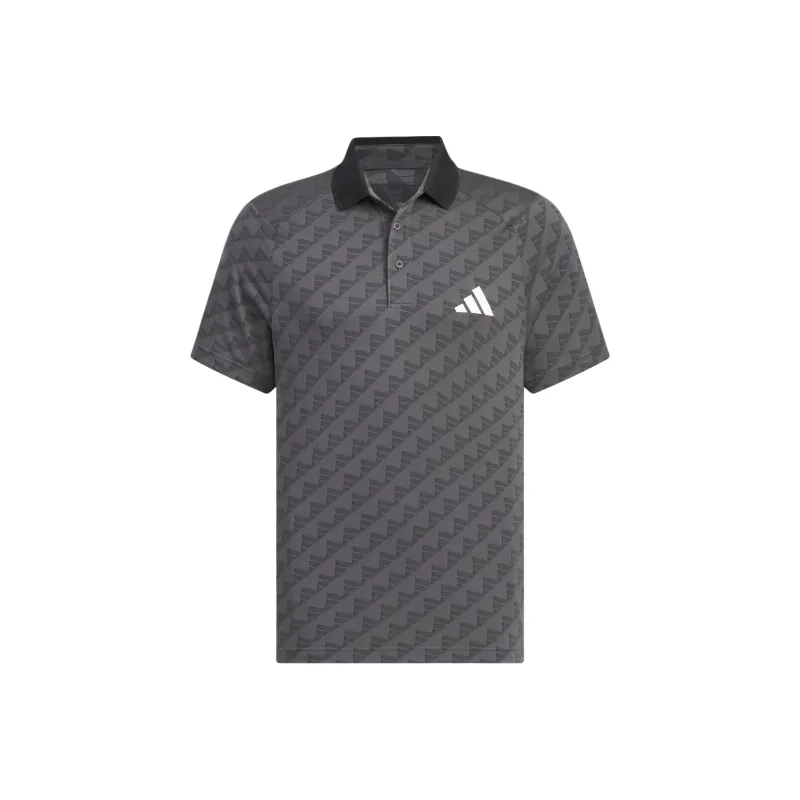 Adidas Heat.Rdy Jacquard Polo Shirt Polo Shirt Men's Dark Gray-0