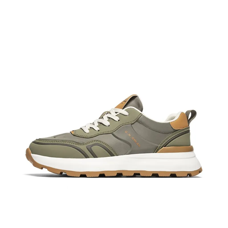 G.N.SHIJIA Cushioning, Breathable, Lightweight, Height Increasing Low Top Casual Shoes Men's-6