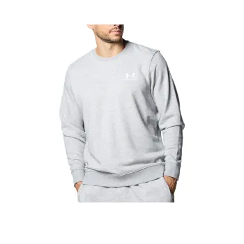 Under Armour Essential Terry Crews Sweatshirt Men's Modern Gray Color