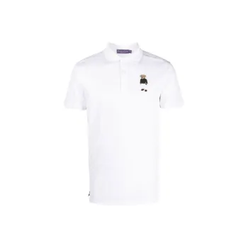 Ralph Lauren Purple Label Polo Bear Motif Polo Shirt