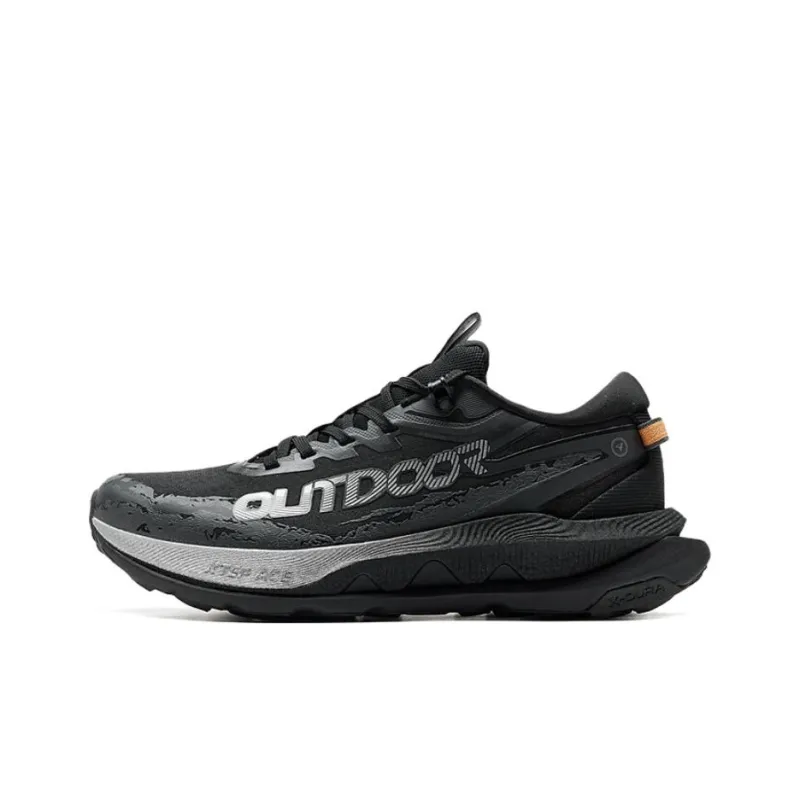 XTEP Wear resistant, Non slip And Breathable Low Top Casual Shoes Men's Black-0