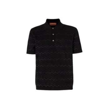 MISSONI Zigzag Polo Shirt