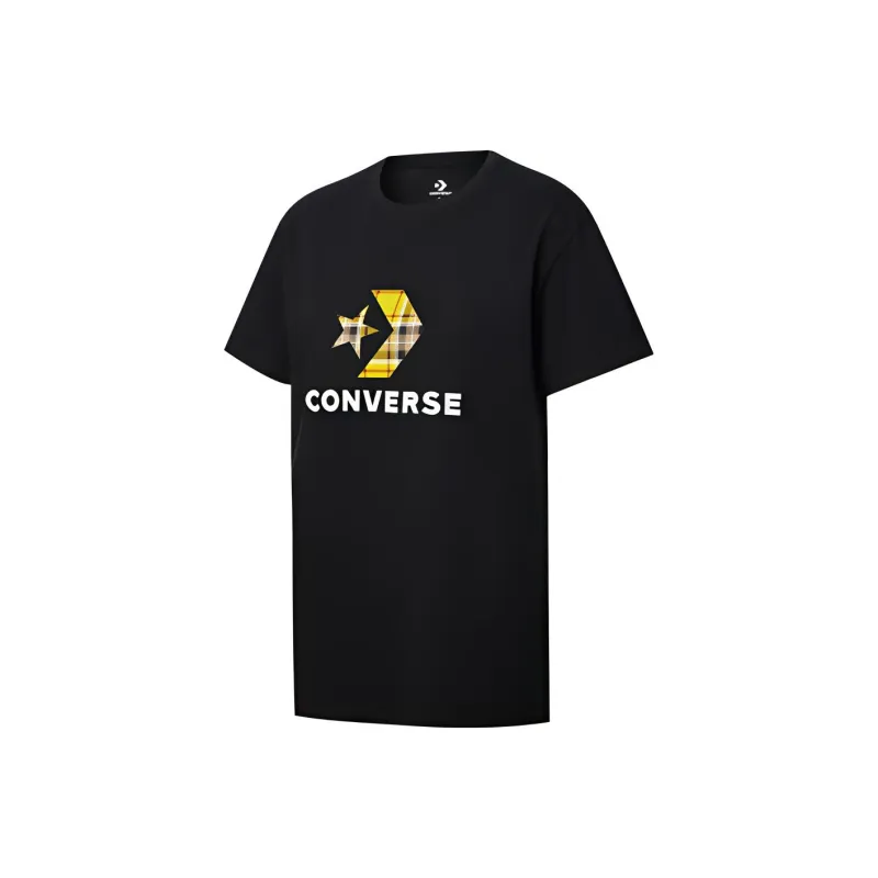 Converse Set in Sleeve T Shirt Women's Black-1