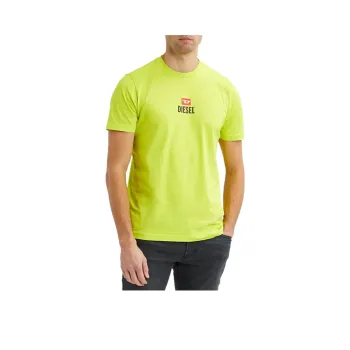 DIESEL T Shirts Men Yellow