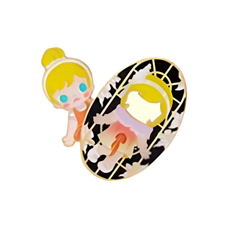 POP MART Molly X Warner Anniversary Collection Badge Blind Box Products Single Mystery Box/Full Box 12 Pcs-13