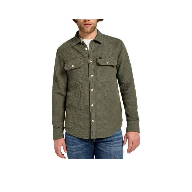 Lee Shirt Men's Commercial Green-0