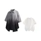 Gray Black Shirt+White Short-Sleeved Shirt