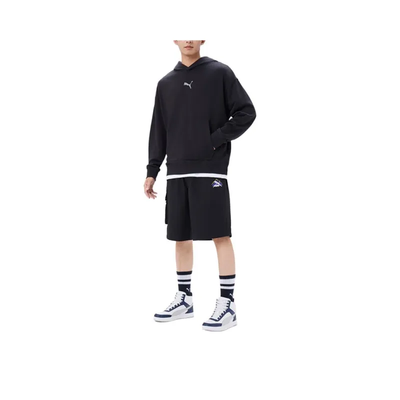 PUMA ESS Sweatshirts Men Black-4