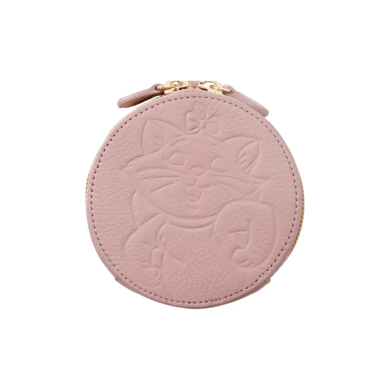 Disney Cow Leather Coin Purse Women's Pink-0