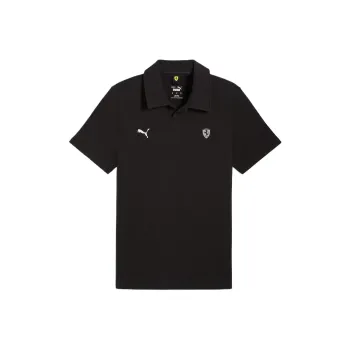 PUMA x Ferrari , SCUDERIAAShield Puma Cat Polo Shirt Men's Black