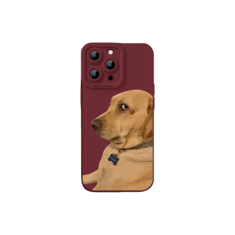 Wei Xin Silicone Material Couple's Corgi Puppy Phone Cases Compatible With IPhone 16/15 Pro Max/Apple 13/14 Pro/Max-6