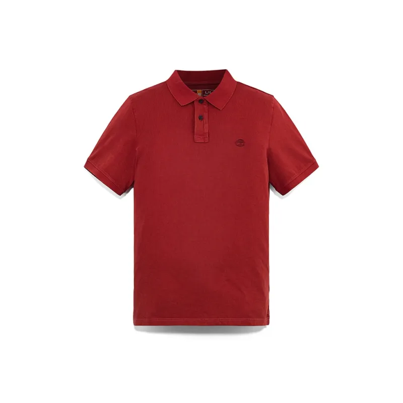 Timberland Polo Shirt Men's Red-0