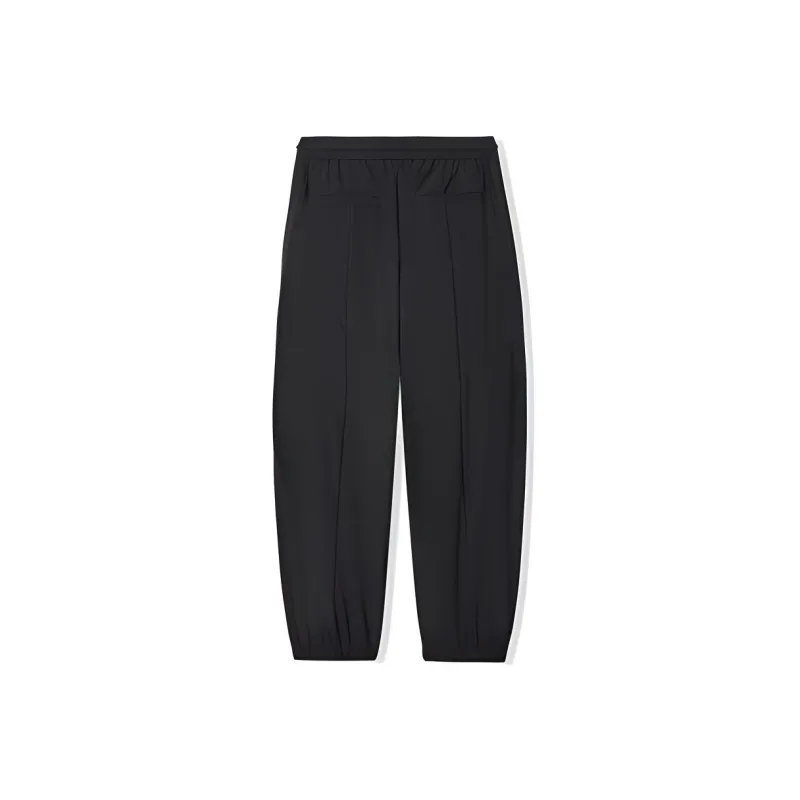 Cabbeen Knitted Sports Pants Men's Coal Black-1