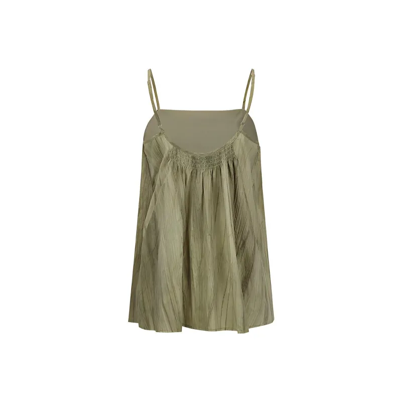 URBAN REVIVO Camisole Women's Khaki Green-1