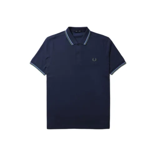FRED PERRY Polo Shirt Men's Navy Blue