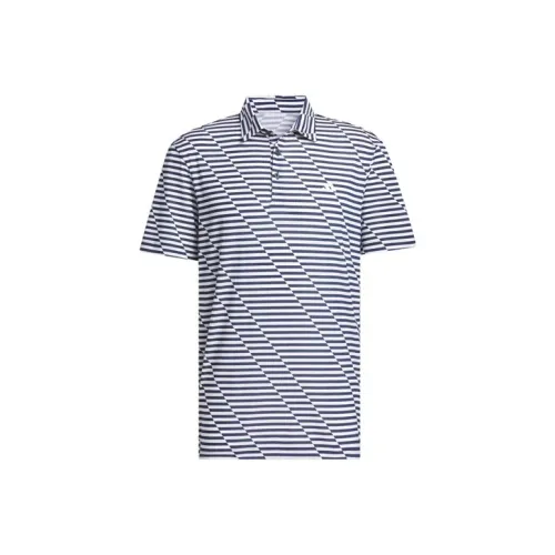 Adidas Ultimate365 Mesh Print Polo Shirt Polo Shirt Men's Blue