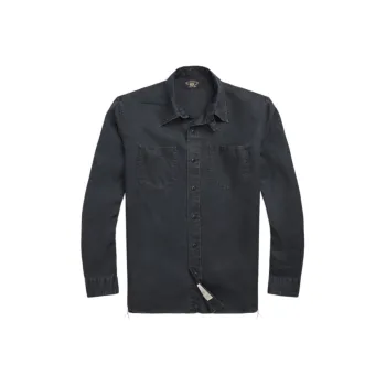 DOUBLE RL SS24 Shirt Men's Black