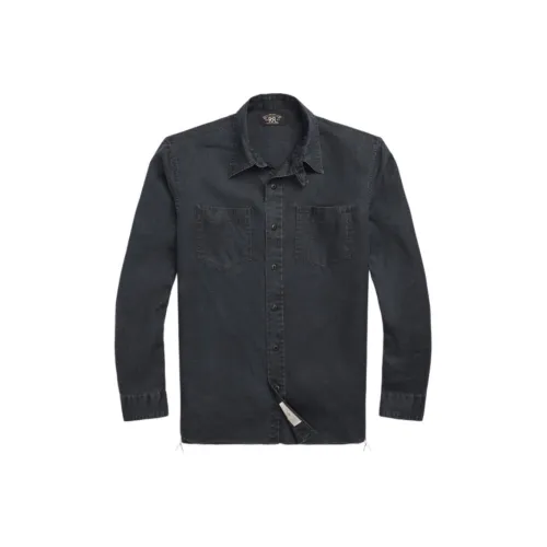DOUBLE RL SS24 Shirt Men's Black