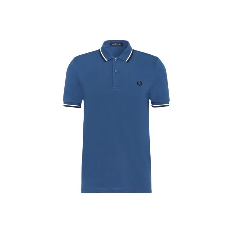 FRED PERRY Polo Shirt Men's Blue-0