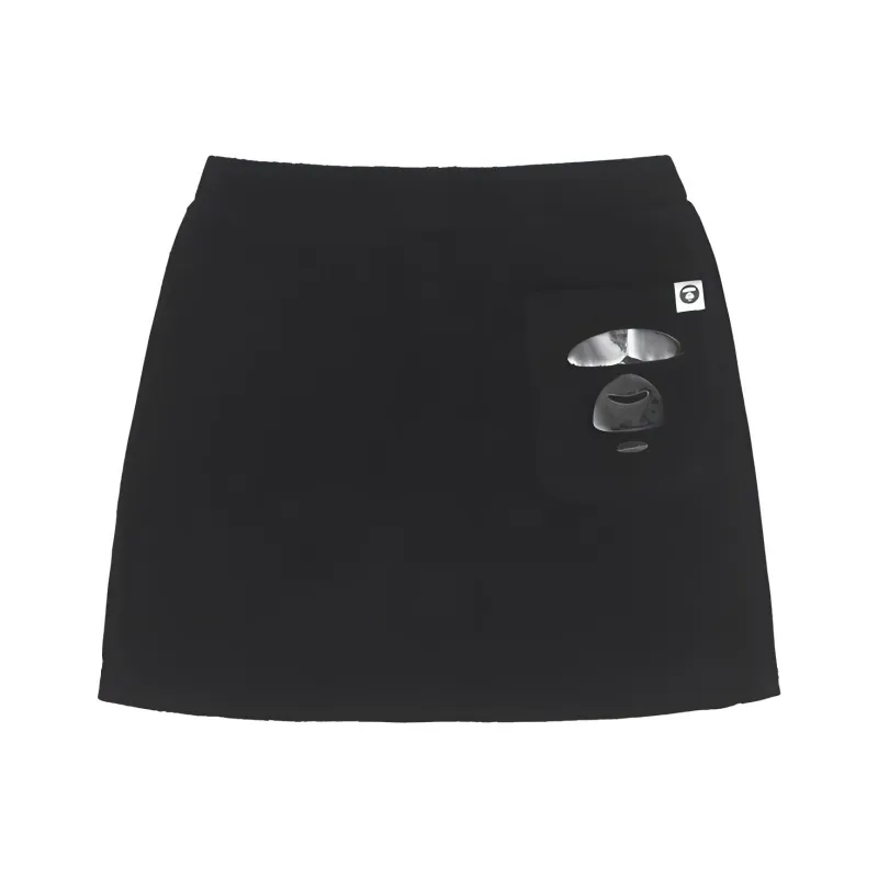 Aape Logo patch Mini Skirt-1