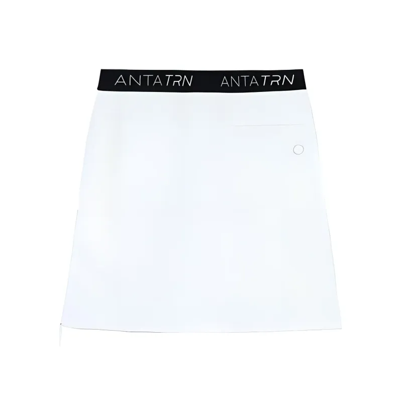 ANTA Variety Training Collection Casual Short Skirts Women's Elegant White-1