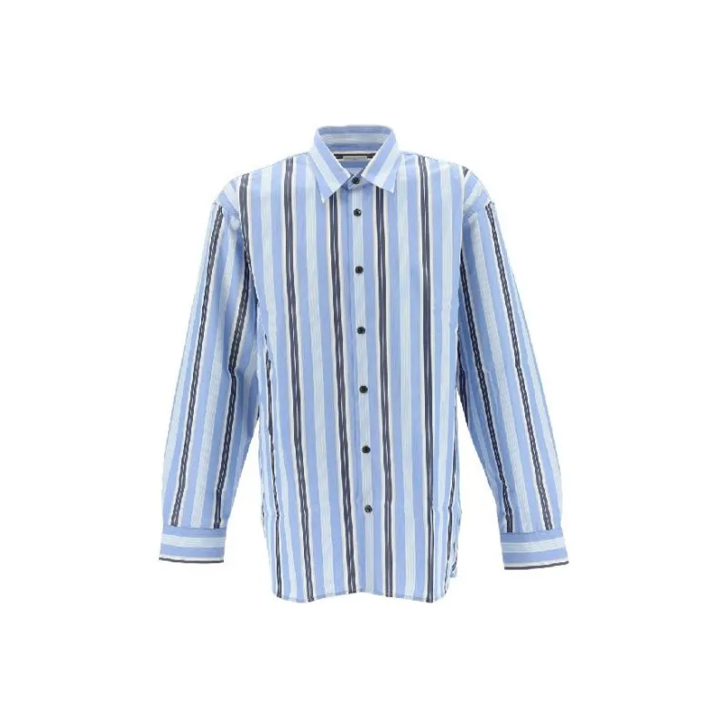 DRIES VAN NOTEN Shirts Men Light Blue-0