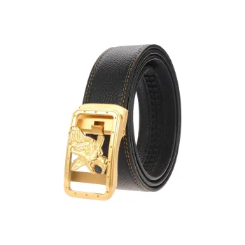JONNY MOORE Top Grain Cow Leather Belts Men's 3.5cm