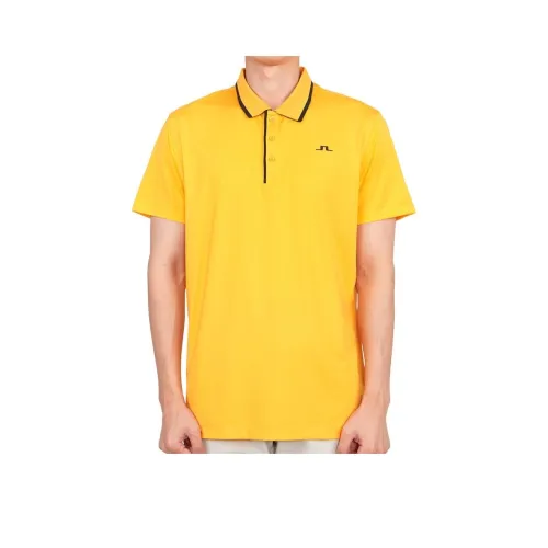J.Lindeberg Polo Shirts Men Yellow