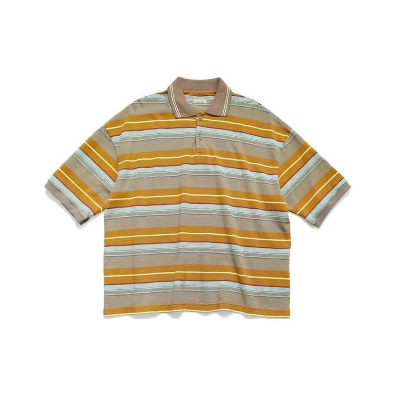Kapital Striped Short sleeve Polo-3