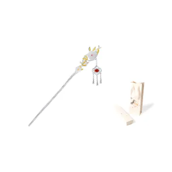 BAIJUAN Hairpins Women's Silver