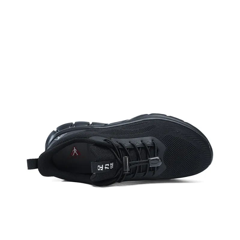 ZULIZ Sports Elderly Shoes Casual Shoes Men Low Top Black/Dark Blue-3