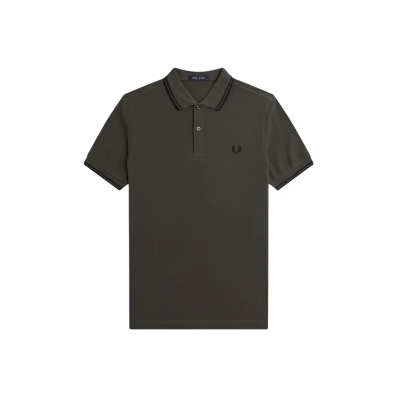 FRED PERRY Logo embroidered Polo Shirt-0