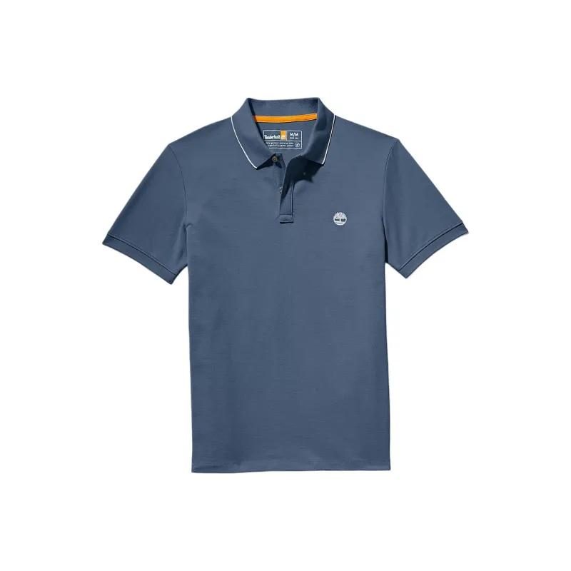 Timberland MILLERS RIVER Polo Shirt Men's Blue-0