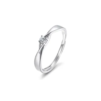 CHINA GOLD Natural Processed Topaz Rings Unisex