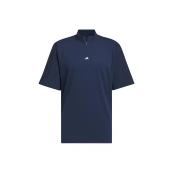 Adidas Free Shipping With AdiClub Ultimate365 Twistknit Piqué Mock Polo Shirt