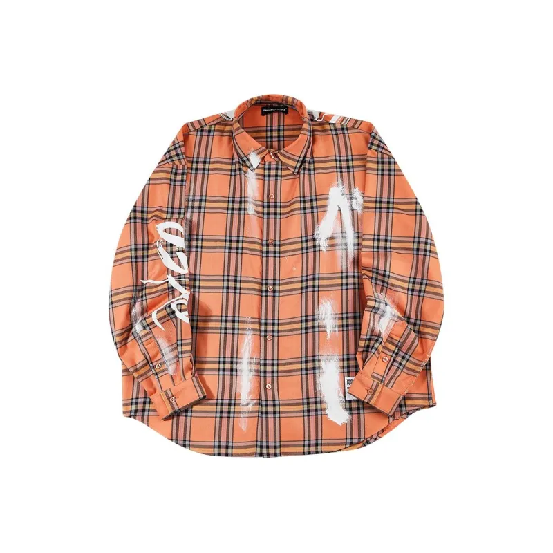 DANGEROUSPEOPLE Shirts Men Orange-0